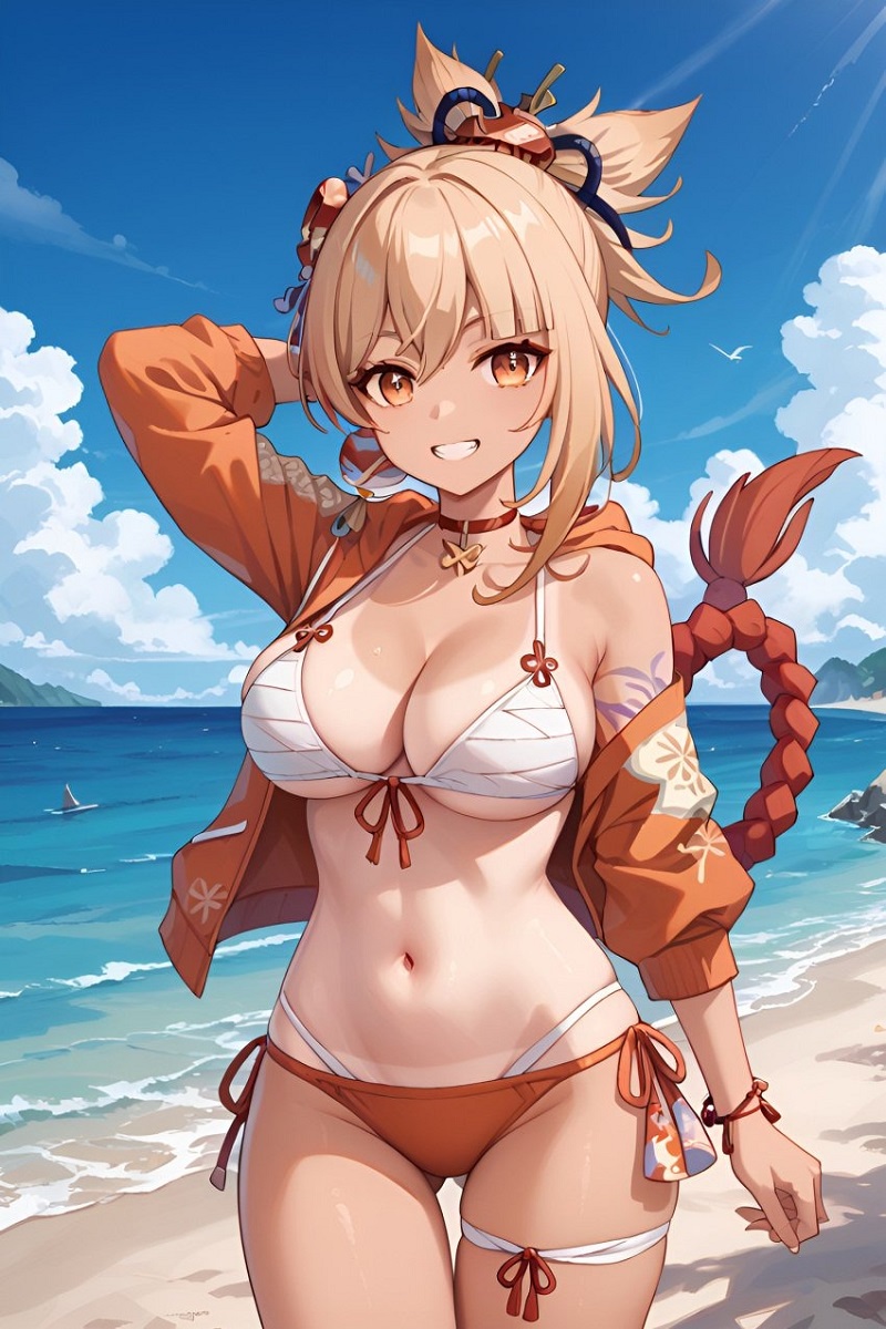 ảnh anime mặc bikini đẹp