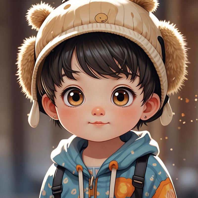 ảnh chibi bé trai full hd