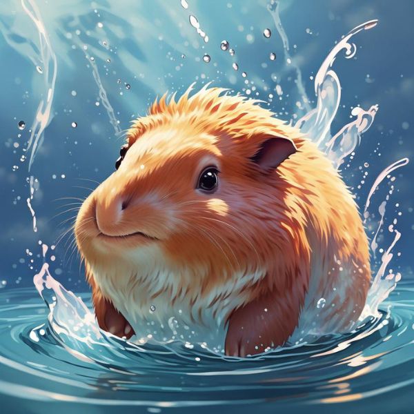 ảnh chibi capybara đẹp