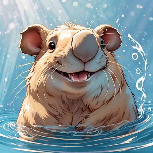 ảnh chibi capybara siêu đẹp