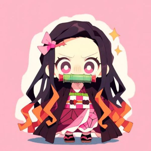 ảnh chibi nezuko cực đẹp