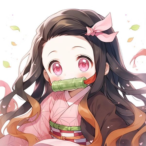 ảnh chibi nezuko đáng yêu