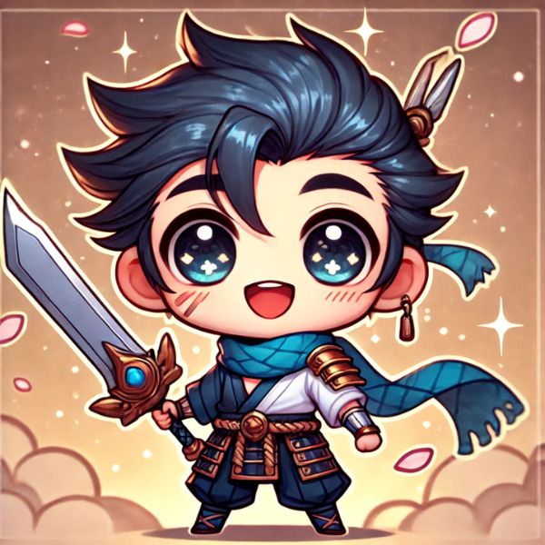 ảnh chibi yasuo 3d