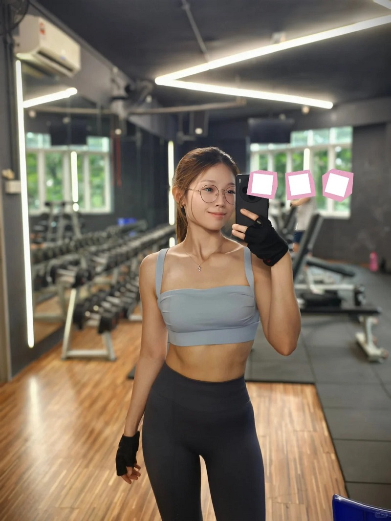 ảnh gái xinh gym cuốn hút