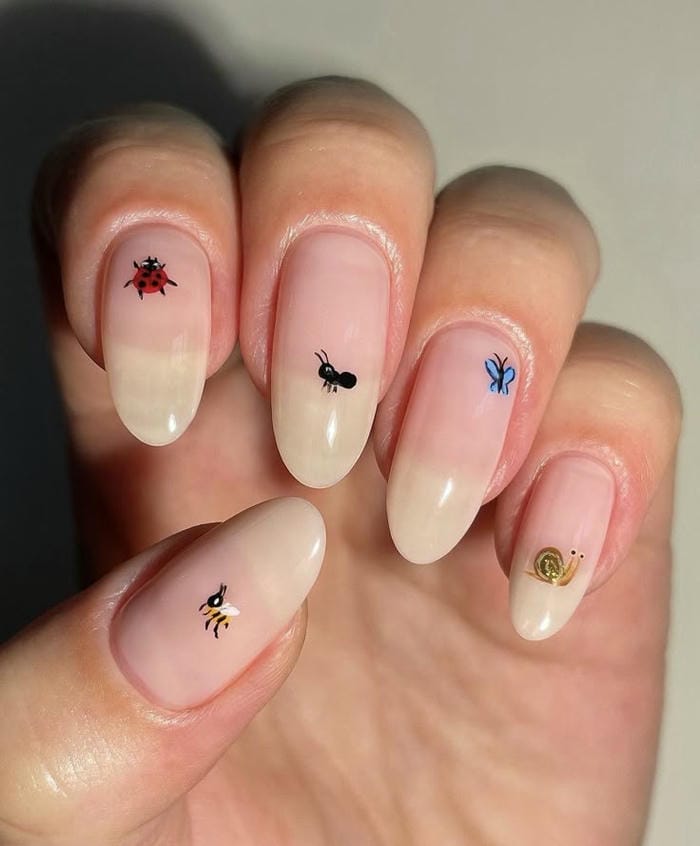 ảnh nail hình con vật cute nhất