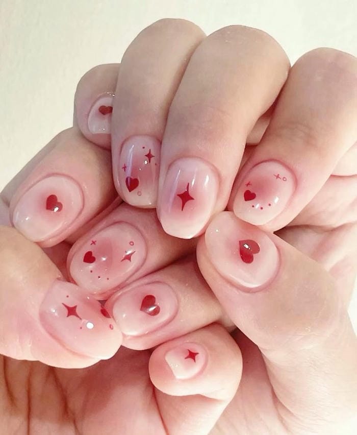 ảnh nail loang cute