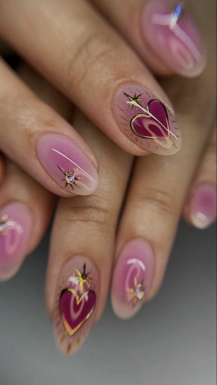 ảnh nail loang xinh ngầu