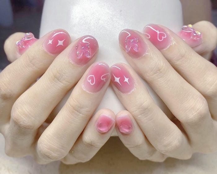 ảnh nail loang xinh