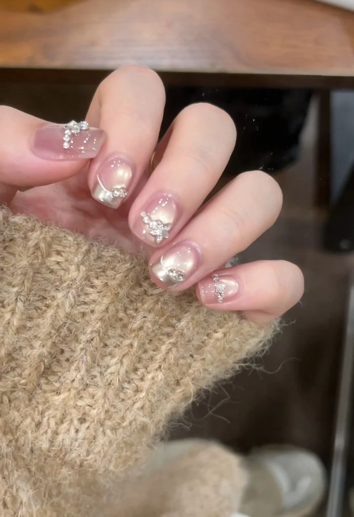 ảnh nail mắt mèo ngầu