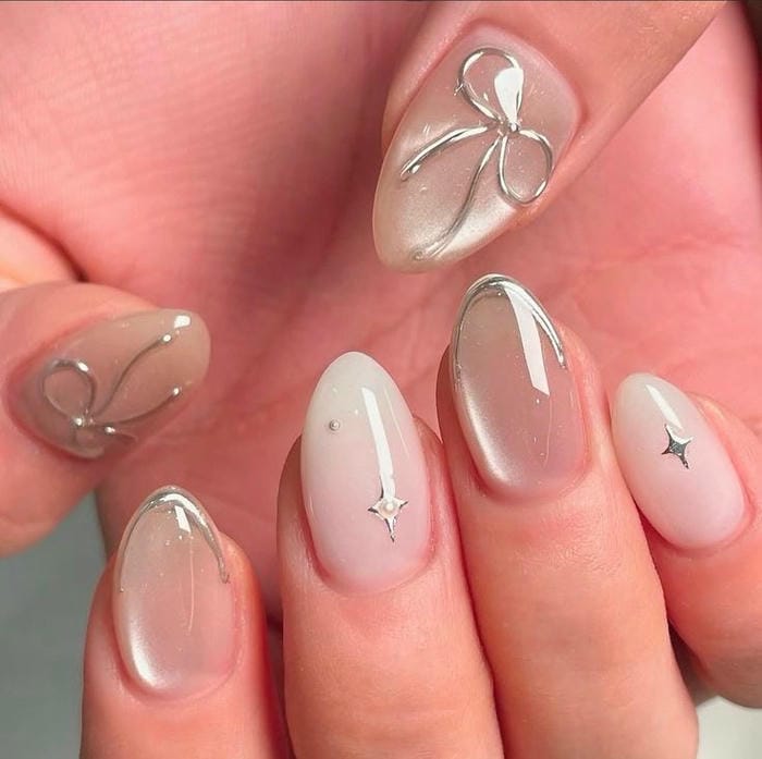 ảnh nail mắt mèo ngầu