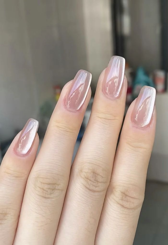 ảnh nail mắt mèo sang chảnh