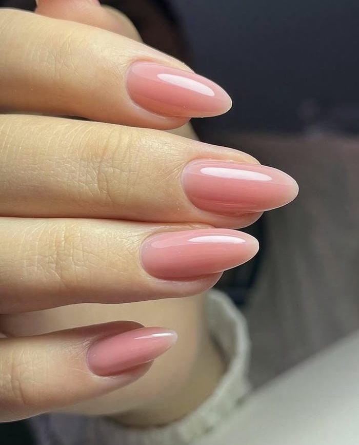 ảnh nail màu nude sociu