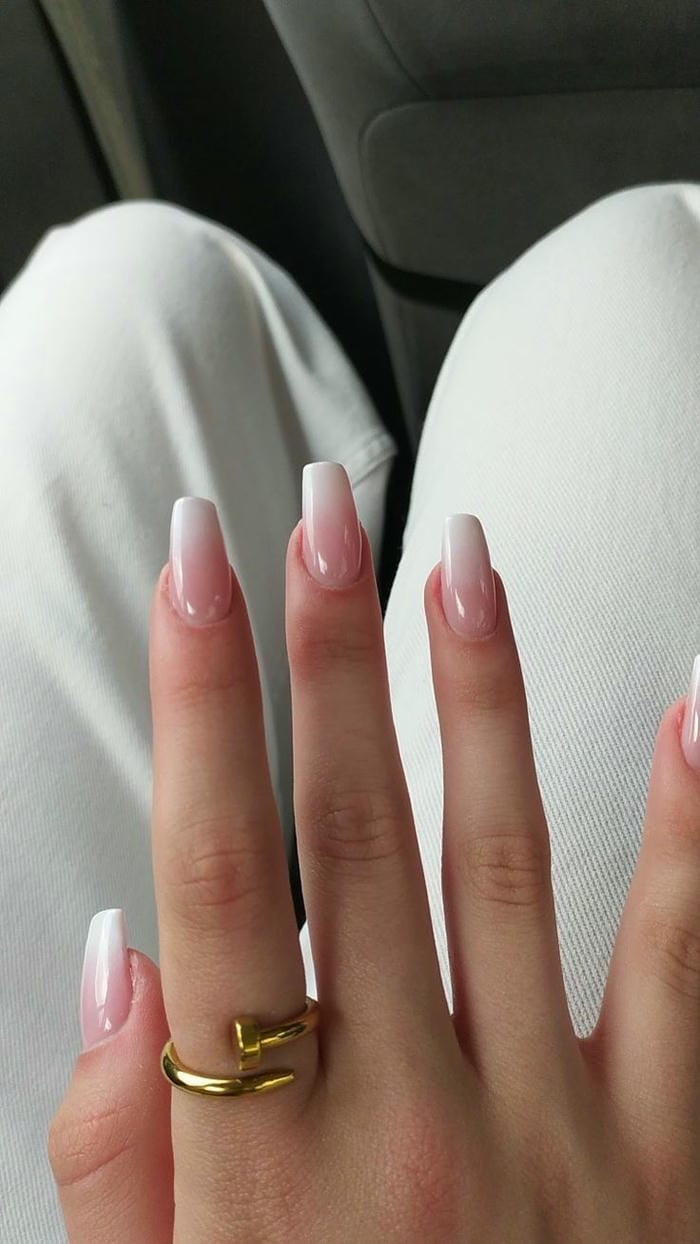 ảnh nail màu nude