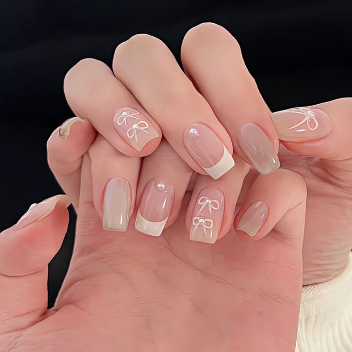 ảnh nail móng vuông