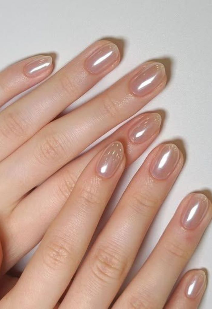 ảnh nail ngọc trai