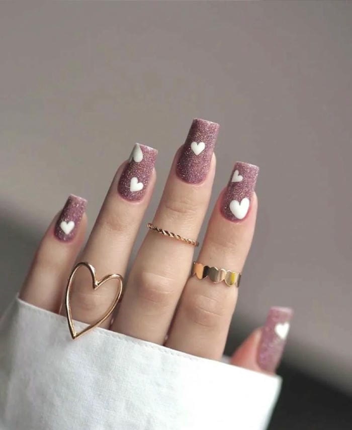 ảnh nail trái tim đẹp nhất