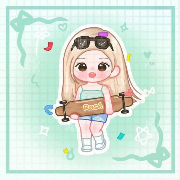 ảnh rose chibi đẹp nhất