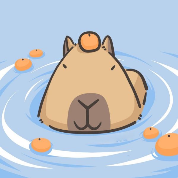 hình ảnh chibi capybara 8k