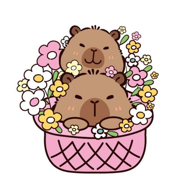 hình ảnh chibi capybara full hd