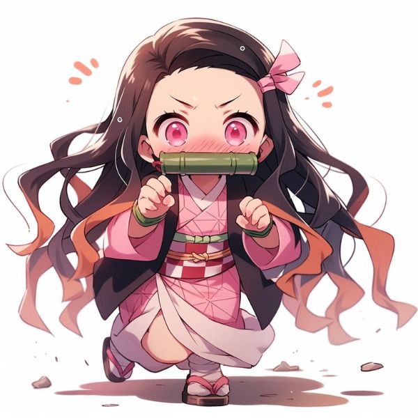 hình ảnh chibi nezuko 4k