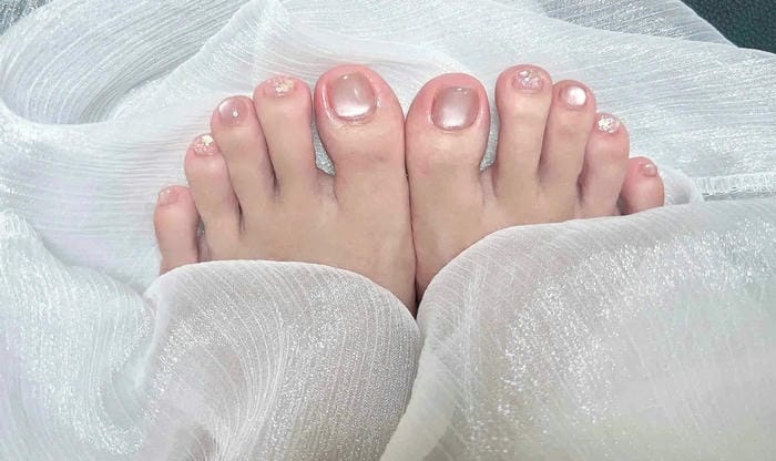 hình ảnh nail chân mắt mèo đẹp nhất