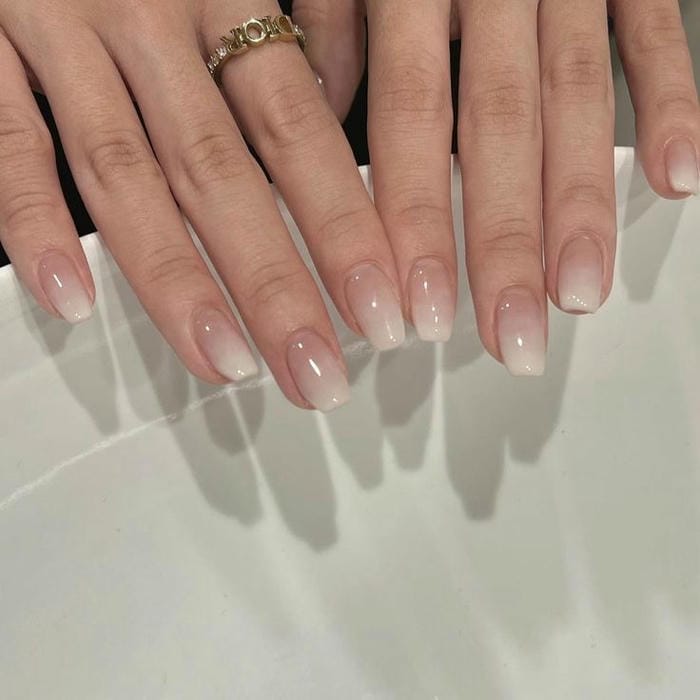 hình ảnh nail màu nude