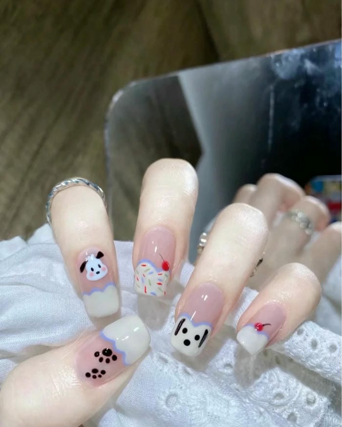 hình ảnh nail vẽ cute đẹp