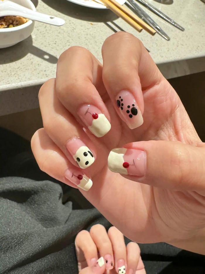 hình ảnh nail vẽ cute nhất