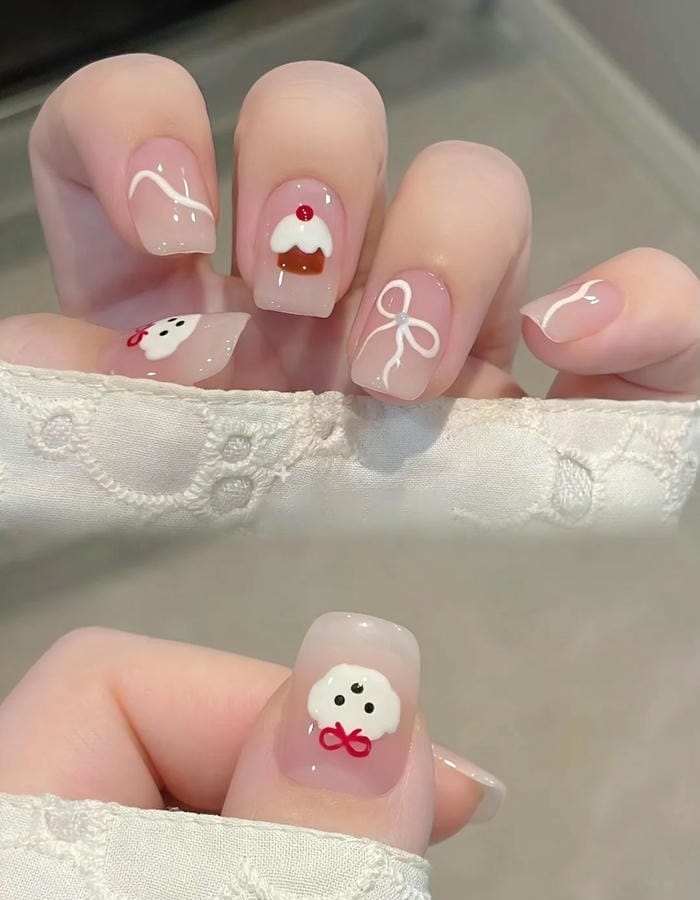 hình ảnh nail vẽ cute xinh đẹp