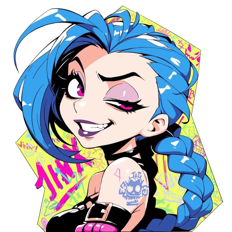 Gợi ý 55+ ảnh chibi jinx cool ngầu làm avatar, hình nền