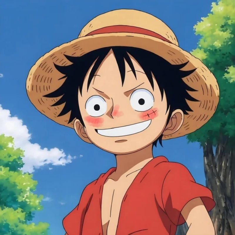 hình chibi luffy 4k