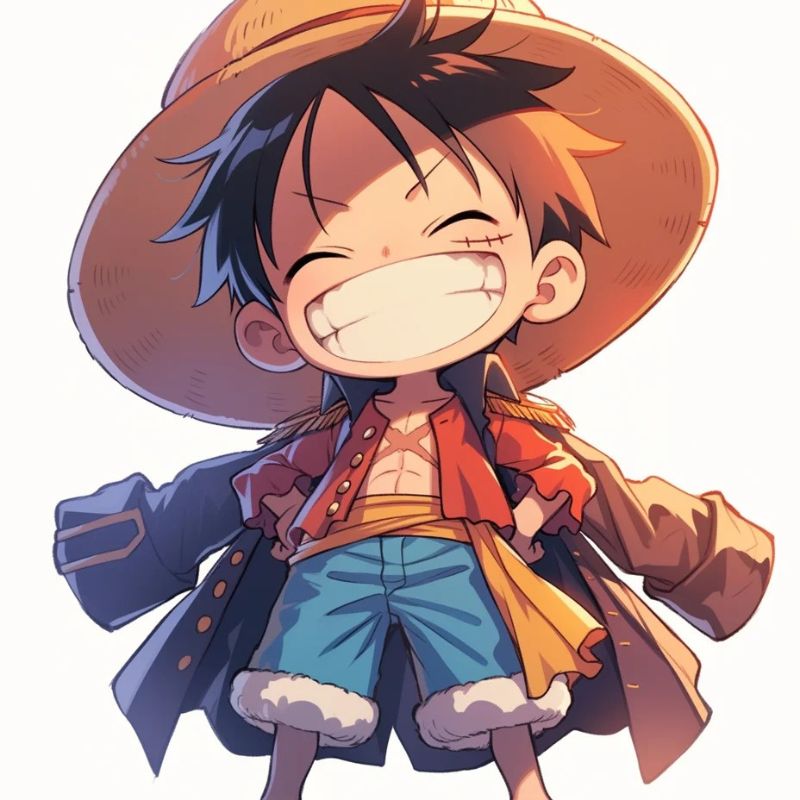 hình chibi luffy đẹp nhất