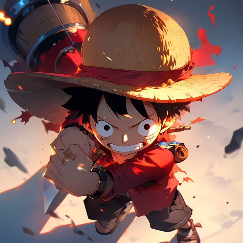 hình chibi luffy đẹp