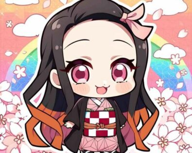 990+ hình ảnh chibi Nezuko cute thích mắt làm hình nền