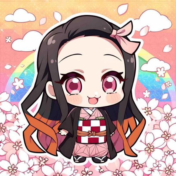 hình chibi nezuko đẹp