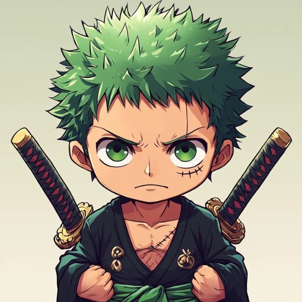 hình chibi zoro đáng yêu