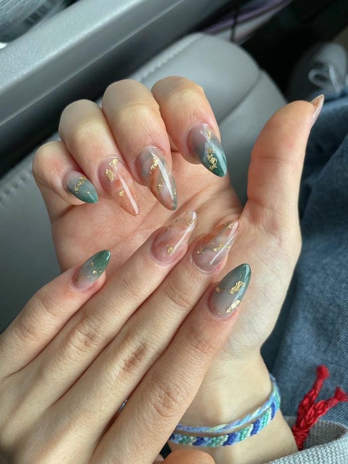 hình nail chụp kỷ yếu trend