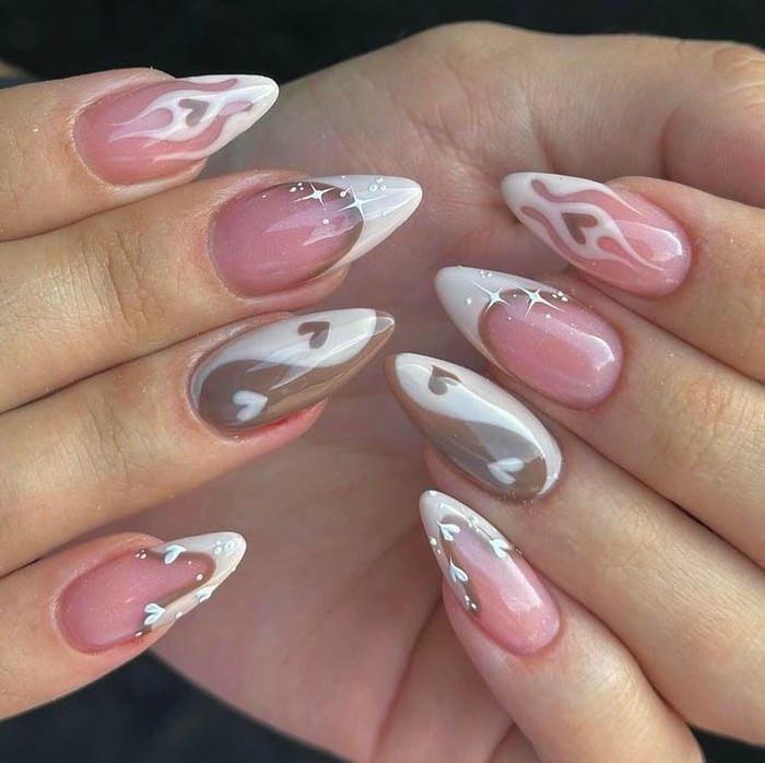 hình nail chụp kỷ yếu xinh yêu