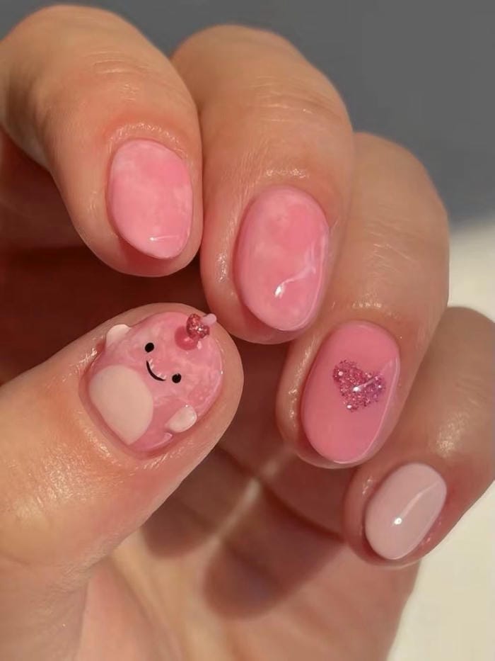 hình nail hình con vật đẹp nhất