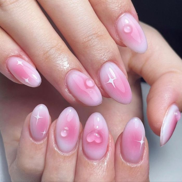 hình nail loang đẹp cute