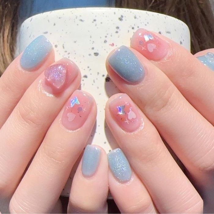 hình nail loang đẹp xinh