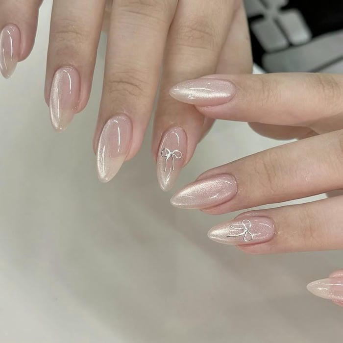 hình nail mắt mèo