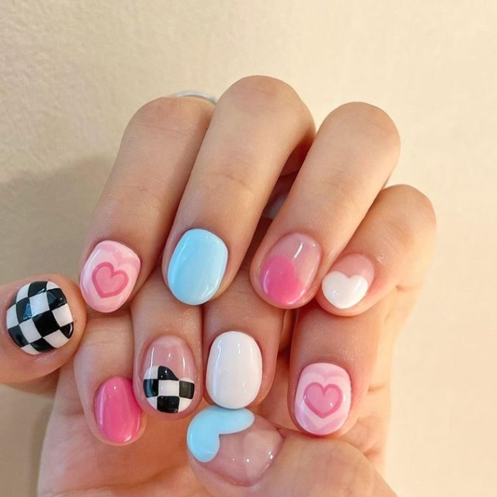 hình nail móng ngắn ngầu nhất