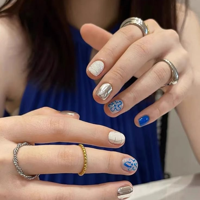 hình nail móng ngắn