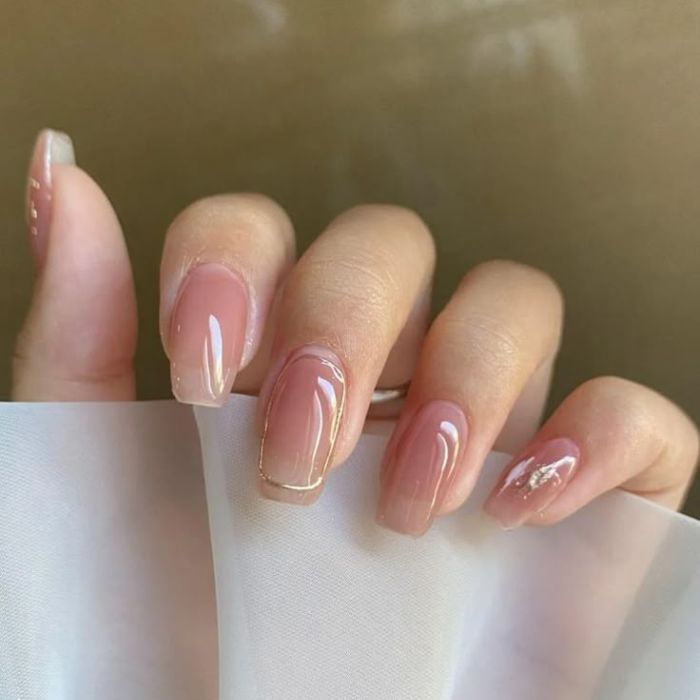 hình nail móng vuông đẹp nhất