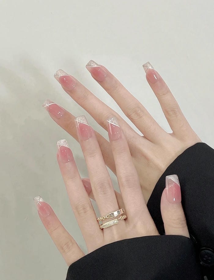 hình nail sơn thạch cute