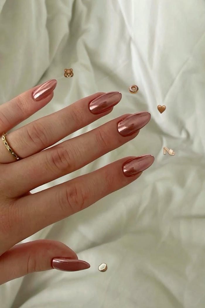 hình nail trắng gương đẹp nhất