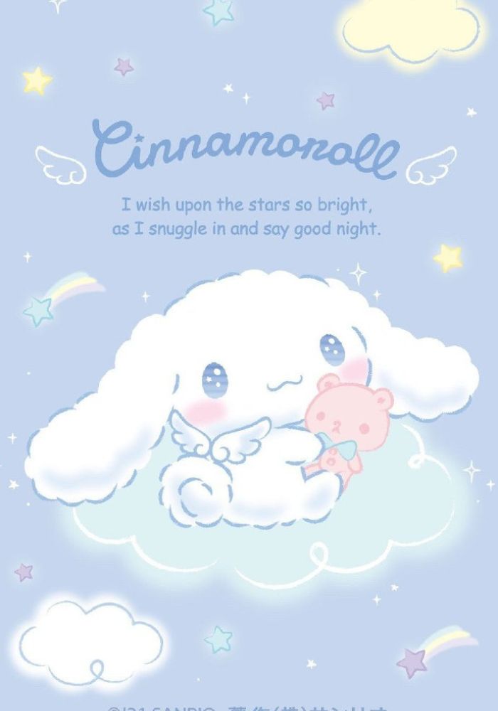 hình nền Cinnamoroll chibi dễ thương