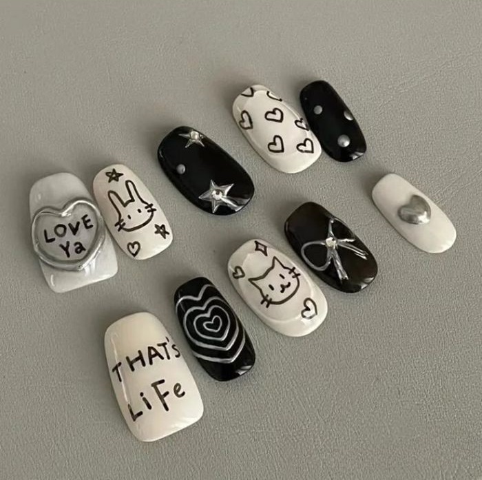 nail con mèo cute nhất