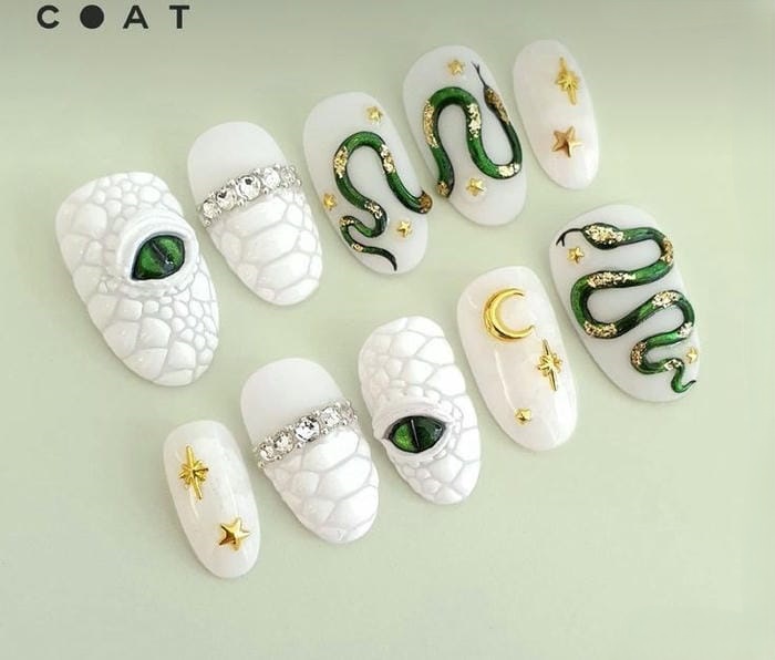 nail con rắn đẹp nhất